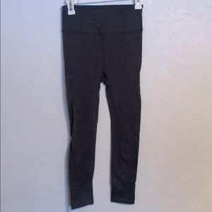 Calia workout pants- gray with lace mesh